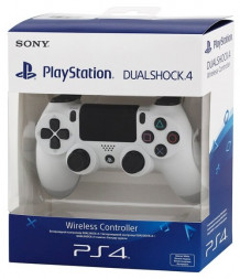 Bluetooth-контроллер для Playstation 4 белый