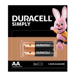 Батарейка алкалиновая Duracell Simply AA/LR6/BL2