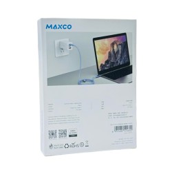 Usb Кабель-зарядка Type-C на Type-C Maxco MS05CC LED 100W 1.2м синий