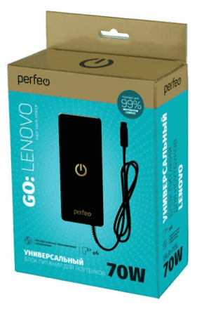  Блок питания для ноутбуков Lenovo Perfeo 70W (ULA-70L)