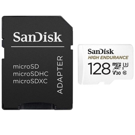  micro SDHC карта памяти SanDisk 128GB Class10 U3 V30 High Endurance (SDSQQNR-128G-GN6IA)
