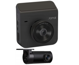 Видеорегистратор 70mai Dash Cam A400+Rear Cam серый