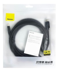 Baseus High Definition Series HDMI 8K to HDMI 8K Adapter Cable 3м CAKGQ-L01 черный