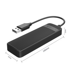 USB-хаб Orico FL02 4xUSB2.0 черный