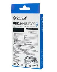 USB-хаб Orico FL02 4xUSB2.0 черный