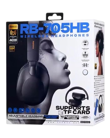  Стереонаушники Bluetooth полноразмерные Remax RB-705HB BT5.4 бежевые
