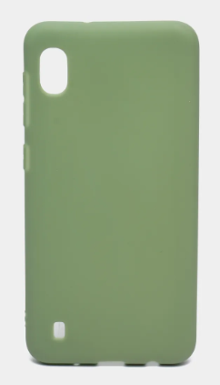  Накладка для Samsung Galaxy A10 Silicone cover зеленая