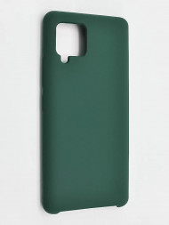 Накладка для Samsung Galaxy A42 Silicone cover зеленая