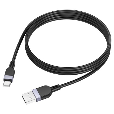  Usb Кабель-зарядка Type-C Hoco X109 3A 60W 1м силиконовый черный
