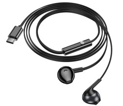 Стереонаушники Hoco M115 Pro с микрофоном Type-C черные