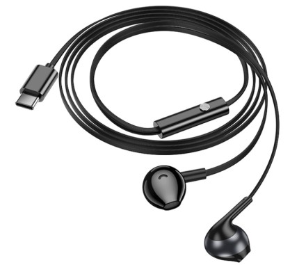  Стереонаушники Hoco M115 Pro с микрофоном Type-C черные