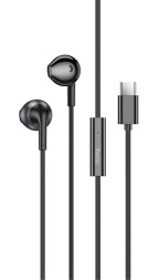 Стереонаушники Hoco M115 Pro с микрофоном Type-C черные