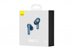 Мобильная Bluetooth-гарнитура Baseus SIMU S2 (NGS2-03) синяя