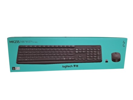  Комплект клавиатура+мышь Logitech MK235 черный