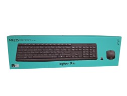 Комплект клавиатура+мышь Logitech MK235 черный
