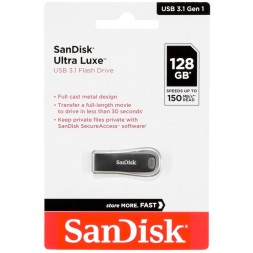 3.1 USB флеш накопитель SanDisk Ultra Luxe 128GB (SDCZ74-128G-G46)