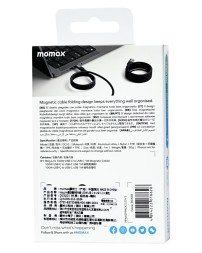 Usb Кабель-зарядка Type-C на Type-C Momax Mag.Link 100W DC52D 1м черный