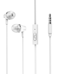 Наушники с микрофоном Borofone BM21 Graceful 1.2м белые