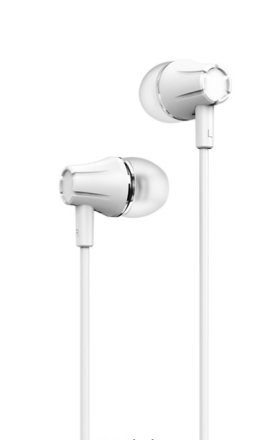  Наушники с микрофоном Borofone BM21 Graceful 1.2м белые