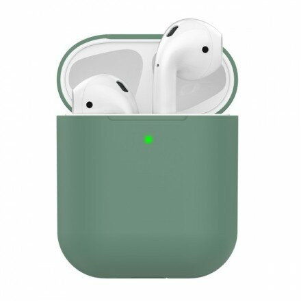  Силиконовый чехол для AirPods зеленый