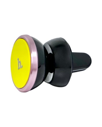  Держатель в автомобиль в воздуховод Hoco CA3 магнитный желтый