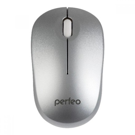  Мышь беспроводная Perfeo Sky USB/DPI 1200/3 кнопки/1AA серебристая