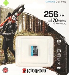 micro SDXC карта памяти Kingston 256GB Class10 UHS-I 170MB/s без адапт.(SDCG3/256GBSP)