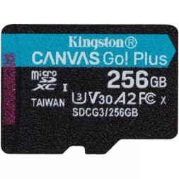 micro SDXC карта памяти Kingston 256GB Class10 UHS-I 170MB/s без адапт.(SDCG3/256GBSP)