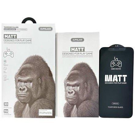  Защитное стекло матовое для i-Phone X/XS/11 Pro Supglass XC-13 3D