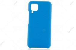 Чехол-накладка для Huawei P40 Lite силикон 1мм матовый синий