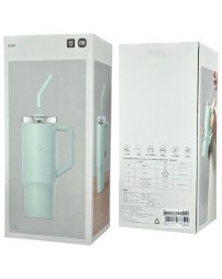 Термокружка Xiaomi Sippy Cup 1L (MJXGB01RM) бирюзовая