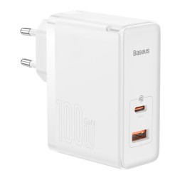 Сетевое зар. устр. Baseus GaN5Pro Fast Charger 1USB 1C 100W CCGP090202 белое