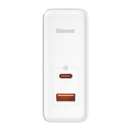  Сетевое зар. устр. Baseus GaN5Pro Fast Charger 1USB 1C 100W CCGP090202 белое