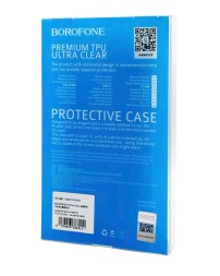 Накладка для i-Phone 14 Pro Max 6.7" Borofone Ice series силикон прозрачный