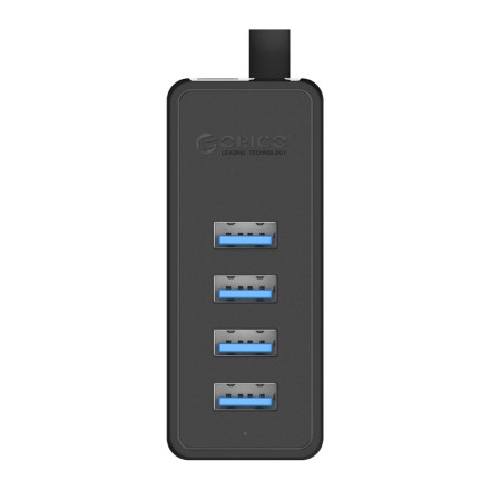  USB-хаб Orico W5P-U3-10 4xUSB3.0/MicroUSB черный