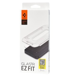 Защитное стекло для i-Phone 16 Pro 6.3&quot; Spigen Glas.tR EZ Fit (AGL07928) (2шт) прозрачное