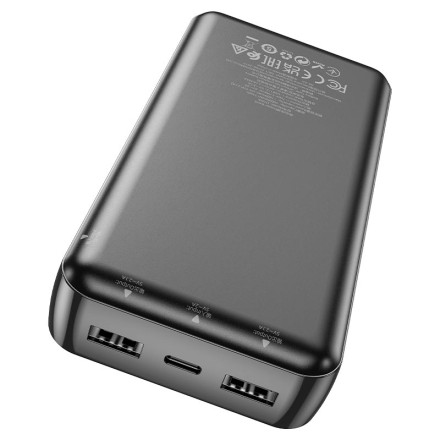  Powerbank Hoco J100A 20000mAh 2USB 2.1A черный