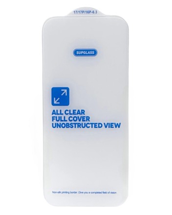  Защитное стекло для i-Phone 17/17 Pro/16 Pro Supglass SG-02 3D прозрачное