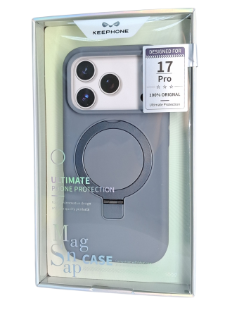  Накладка для i-Phone 17 Pro Keephone Magi Pro MagSnap серый
