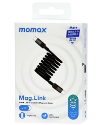 Usb Кабель-зарядка Type-C на Type-C Momax Mag.Link 100W DC62D 2м черный