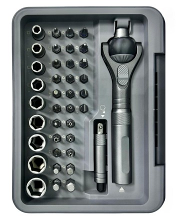  Ключ-трещетка с комплектом бит Xiaomi Duka RS-2 (40 предметов)