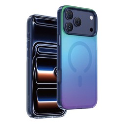 Накладка для i-Phone 17 Pro Keephone Rainbow MagSnap синий