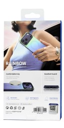 Накладка для i-Phone 17 Pro Keephone Rainbow MagSnap синий