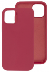Чехол-накладка  iPhone 13 Pro Silicone icase  №33 тёмно-красная