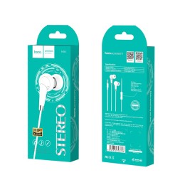 Стереонаушники Hoco M58 Amazing с микрофоном 1.2м белые