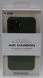 Накладка для i-Phone 11 Pro K-Doo Air Carbon пластик зелёная