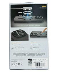 Накладка для i-Phone 15 Pro Max Keephone Magviar Magsafe черная