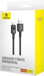 Usb Кабель-зарядка TYPE-C Baseus Unbreakable 100W 1м (P10355801111-00) cluster black
