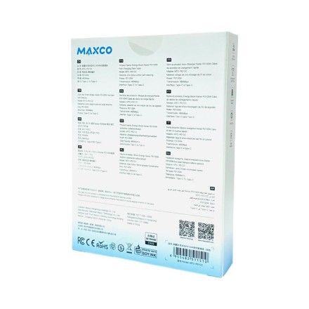  Usb Кабель-зарядка Type-C на Type-C Maxco MTC-P01CC 100W 1.5м золотой