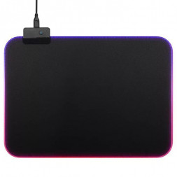 Коврик для мышки с подсветкой RGB-02 черный